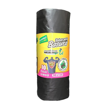 Rollo de Bolsas de Polietileno 90x120 cm Jumbo Anguiplast | 10 Piezas