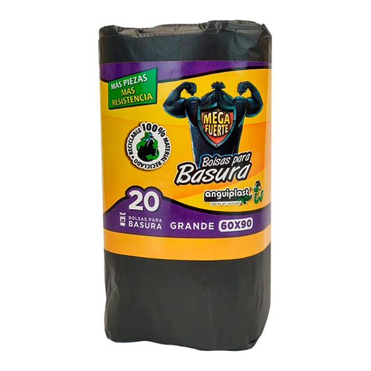 Rollo de Bolsas de Polietileno 60x90 cm Medianas Anguiplast | 20 Piezas