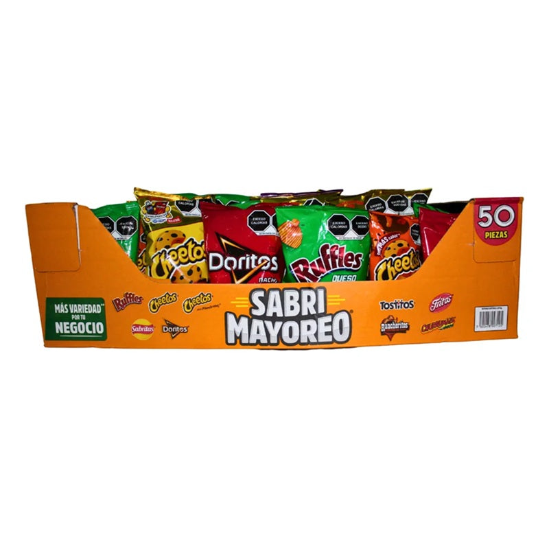 Sabritas Sabrimayoreo Surtido 50 pzas | Botanas variadas