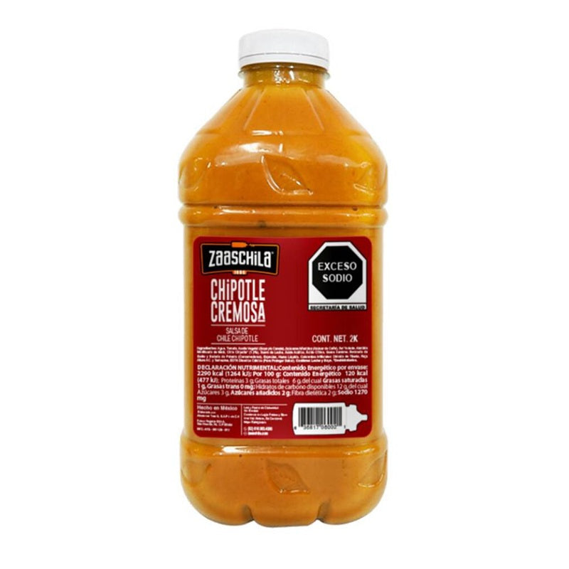 Salsa Chipotle Cremosa Zaaschila 2 kg