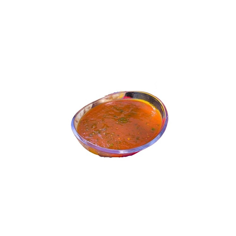 Salsa Roja para Tostadas (1/2 Litro) | Tomate Huaje y Chile Jalapeño | Con Cilantro y Especias | 100% Natural