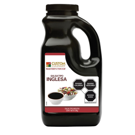 Salsa Tipo Inglesa Custom Culinary 3.9 kg - Sabor Umami Intenso | Para Carnes, Marinados y Salsas