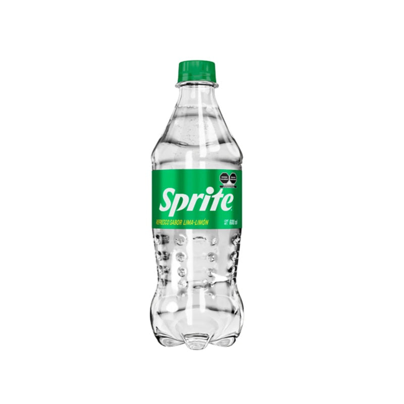 Sprite Original - Pack x12 Botellas 600ml - Sabor Limón Refrescante - Bebida Carbonatada