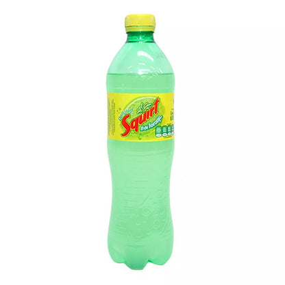 Refresco Squirt Sabor Toronja - Botella 600ml x12 Piezas - Bebida Refrescante Cítrica