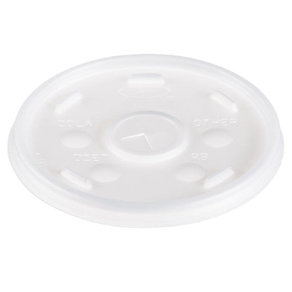 Tapa ranurada Dart 16SLMX para vasos térmicos 16 oz | Paquete 20 pzas práctica y duradera