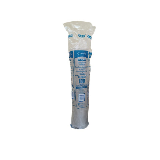 Tapa Dart DLR662 con Domo - Para Vasos Jaguar 16 oz Largo | Sellado Perfecto con Abertura | Paquetes de 25 y 100 Unidades
