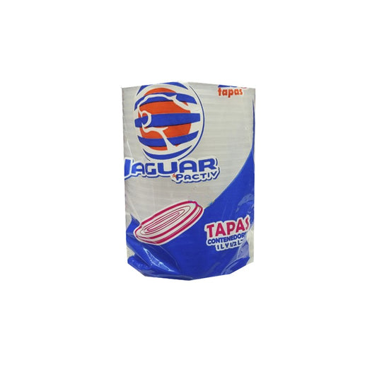 Tapas para Contenedores 1 y 1.5 Lt Jaguar - 25 Unidades | Cierre Hermético y Resistente