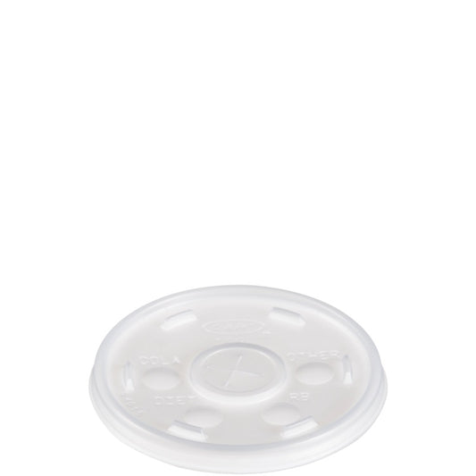 Dart 10SLMX Tapa translúcida con ranura 25 pzas | Tapa para vaso