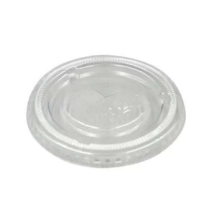 Tapa transparente con ranura para popote Dart 662TS | Paquete 25 pzas para vasos de bebidas frías