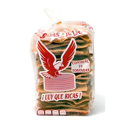 Tostadas Guízar de Maíz Nixtamalizado 21 Piezas 250 g | Crujientes y Tradicionales