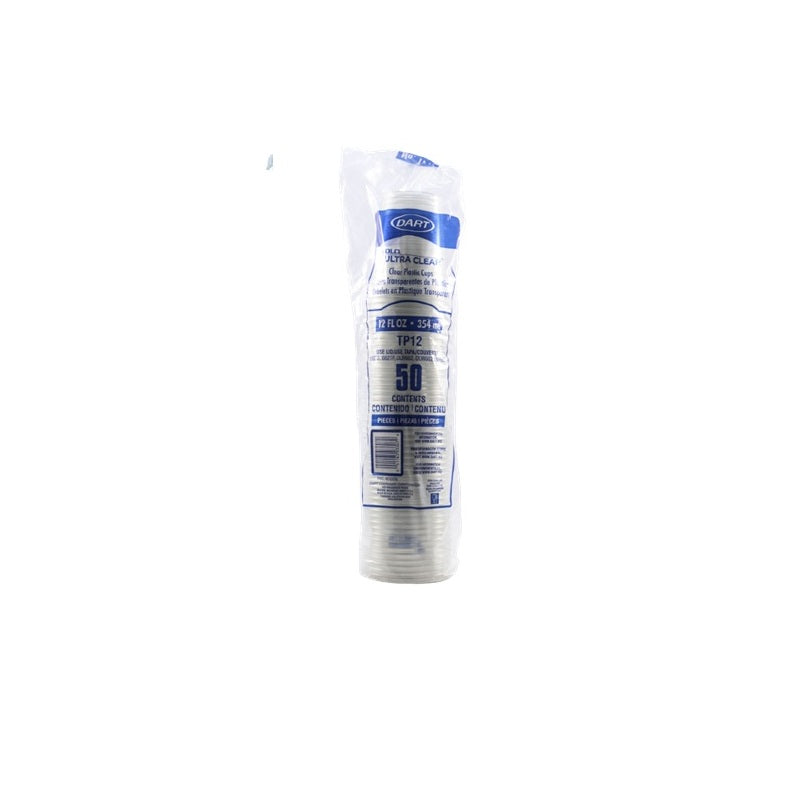 Vaso Cristal 12 oz Dart 50 pz