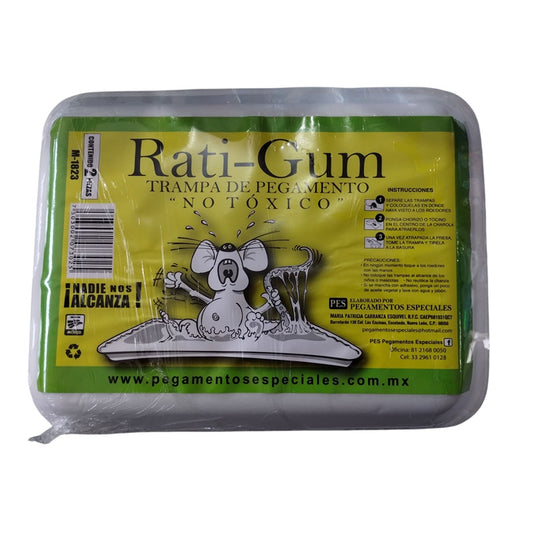 Trampa de Pegamento No Tóxico Rati-Gum - Paquete x2 - Segura y Eficaz para Roedores e Insectos