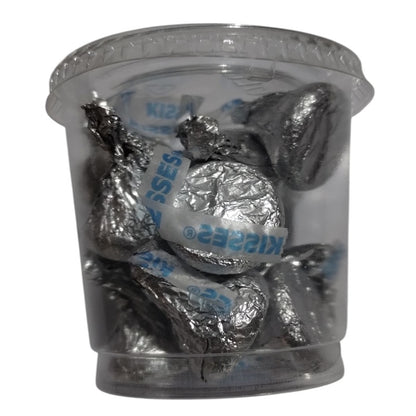 Kisses de Chocolate Hershey's en Vasito 4 oz - Mini Postre Cremoso - Ideal para Regalos y Eventos